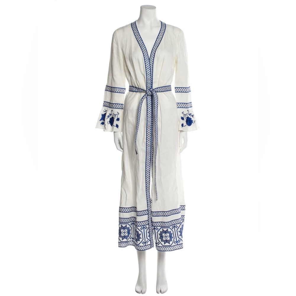Alexis Linen Maxi Robe Dress